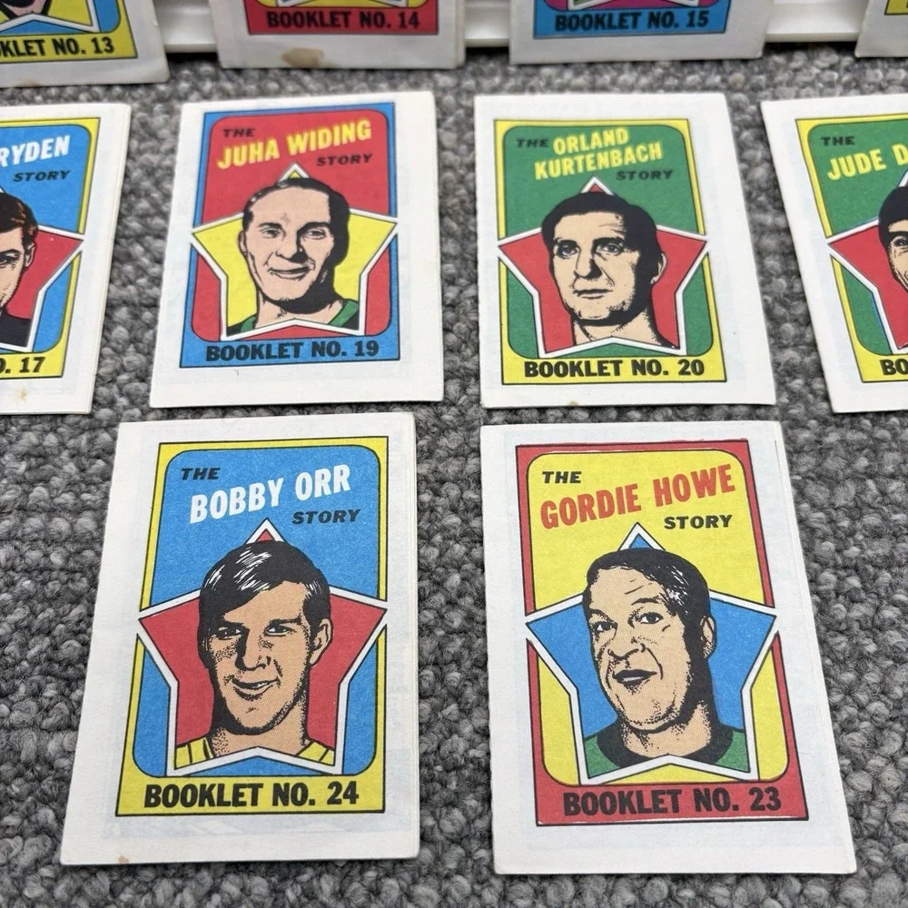 1971‎ Topps Hockey Booklets Complete Set 1-24 VTG Collectible Set